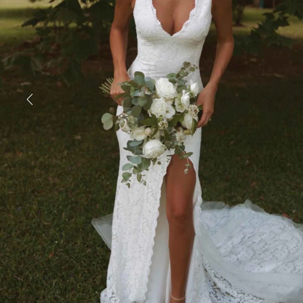 Grace Loves Lace Elegant White Wedding Dress